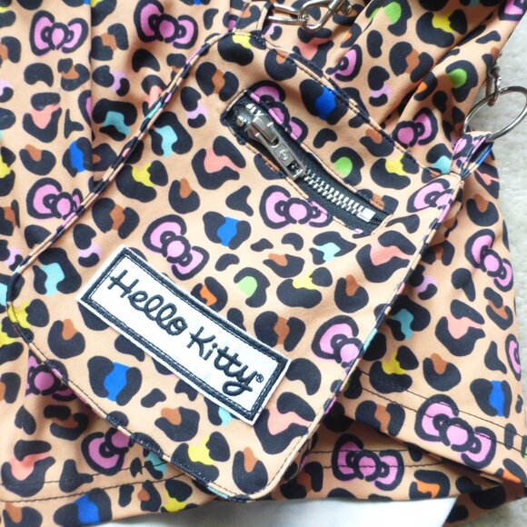 HELLO KITTY x SHEIN leopard print mini skirt with removable pouch - Picture 8 of 9